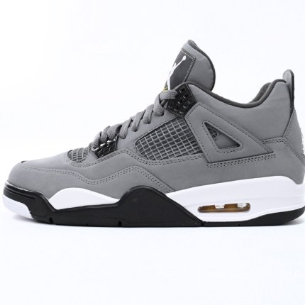 Max Size US14=UK13=EUR48.5=CM32 Air Jordan 4 Retro Cool Grey